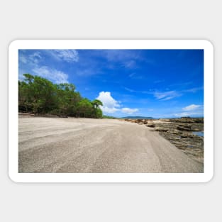 Tropical beach at santa teresa costa rica Sticker